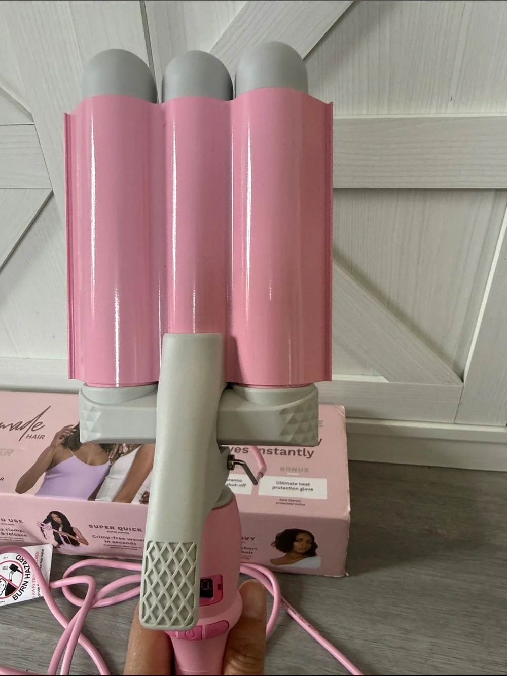 Mermade Hair Pro Waver Pink- 32MM/1.25”